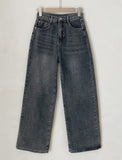 Location Brushed Wide Denim Pants