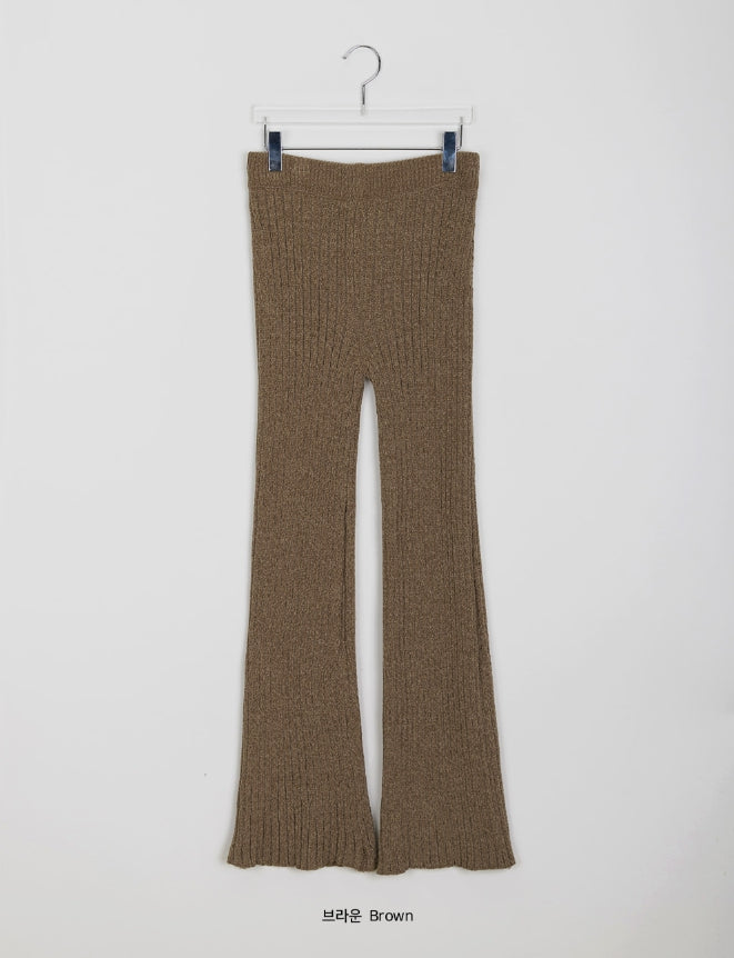 【BAON】Moind Velvet Ribbed Banding Pants BAON (バオン) - モインドベルベットリブバンディングパンツ