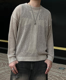 Summer Cross Punching Knit