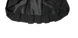 Rocker Midi Nylon Pleated Skirt