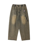 Kai Patchwork Banding Denim Pants