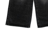 Cardin Black Blue Washing Wide Denim Pants