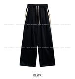 Half Camo Color Matching Line Training Pants