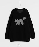 [BAONHAUS] Celts Cat Over Knit