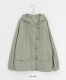 Aine Cotton Washing Crackers Field Jacket