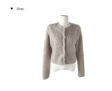 Roba Fur Fluffy Boucle Cardigan
