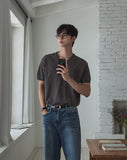 Benel V-neck Short Sleeve Knit