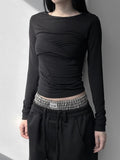 Kitten Wool Twist Bustier Tee
