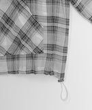 Dyosu Summer Check Hood Wind Jumper