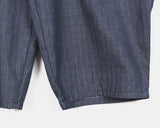 [Cool/Non-Fade] Senba String Wide Denim Cargo Pants