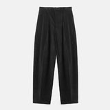 Basel Two-Tuck Corduroy Wide Pants