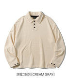 Solid Loose Collar Sweatshirt