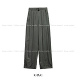 Early linen pintuck banding slacks