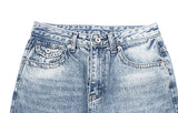 Riggers Backpocket Washing Wide Denim Pants