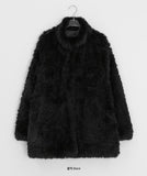 Bihin Collar Half Fur Jacket