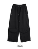 Shallo button balloon sweatpants
