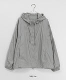 [unisex] Kororo Two Way Over Hood Wind Jumper