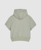 Frill Jersey Bomber Jacket