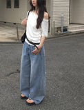 [MADE] Ub Summer Wide Stitch Pocket Denim Pants