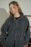 [2-WAY] Peak Star Pigment Hood Zip-up