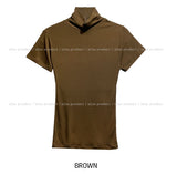 [U-BASIC] Jelly Ribbed Slim Short Polar Short Sleeve
