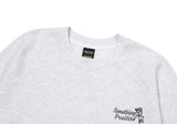 Positive Embroidery Raglan Sweatshirt