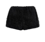 [mnem] Soft Fur Mini Shorts