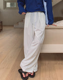 Etri Two-Tuck Banding Slacks