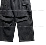 Natey Raw Edge Balloon Denim Pants