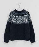 Gilever Raglan Nordic Wool Knit Cardigan