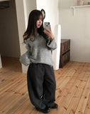 Cottie Flip Back Pocket Curved Cotton Pants