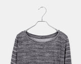 Norin Twisted Round Diagonal Long Sleeve T-Shirt