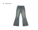 Merlin Washing Denim Bootcut Pants