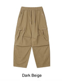 Rotten Pintuck Cargo Banding Pants