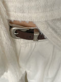 [20mm] Suede Mini Western Slim Belt