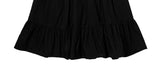 Adam Pintuck Midi Cotton Flare Skirt
