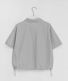 [BAONHAUS] Atson Nylon Short Sleeve Collar Shirt