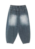 Reuben Balloon Banding Denim Pants