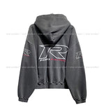 R Racing Brushed Balloon Hood Zip-Up