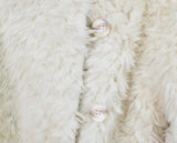 Lour High Neck Vintage Fur Jacket