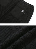 CABLE KNIT WIDE PANTS