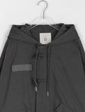 [BAONHAUS] Rubein Over Hood Long Field Jacket