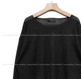 Summer boat see-through knit