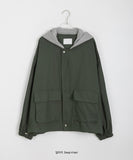 [unisex] Kinoy pocket hood field jacket