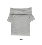 HAZE OFF SHOULDER HALF T