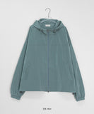 [unisex] Duque Summer Nylon Hood Over Wind Jumper