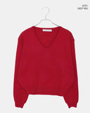 Kanni Basic V-Neck Long Sleeve Knit