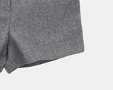Bed brushed pocket wool short pants