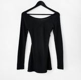 Poppy Backless Boat Neck T-Shirt