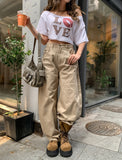 Moko Stud Balloon Wide Cotton Pants